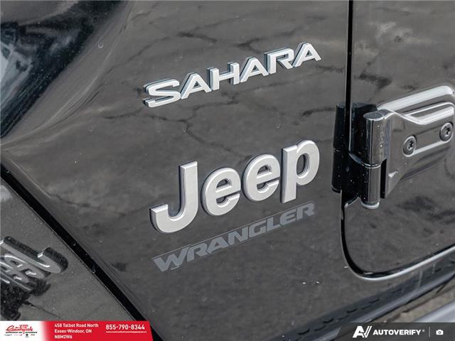 2023 Jeep Wrangler Sahara (Stk: 62593) in Essex-Windsor - Image 8 of 28
