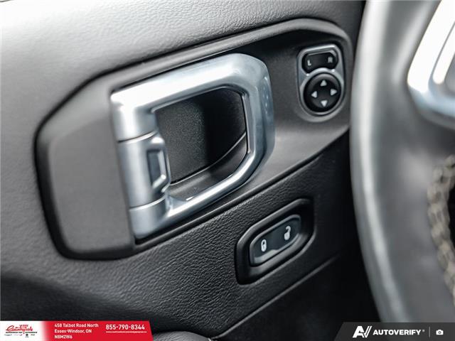2023 Jeep Wrangler Sahara (Stk: 62593) in Essex-Windsor - Image 18 of 28