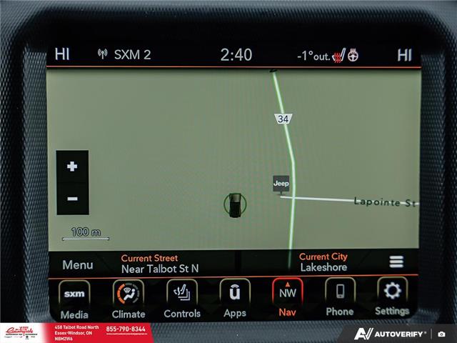 2023 Jeep Wrangler Sahara (Stk: 62593) in Essex-Windsor - Image 23 of 28