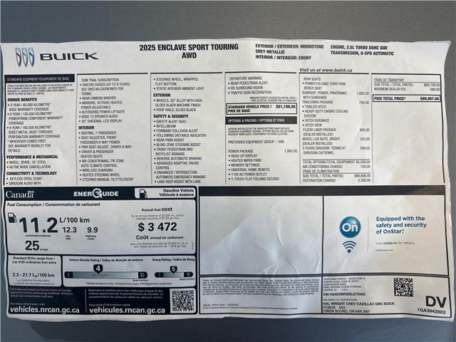 2025 Buick Enclave Sport Touring (Stk: 46386) in Owen Sound - Image 2 of 8