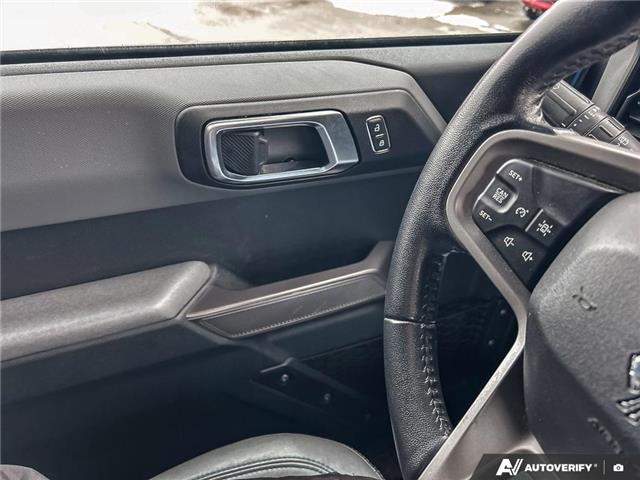 2022 Ford Bronco Black Diamond (Stk: RJ0H2744) in Hamilton - Image 13 of 21
