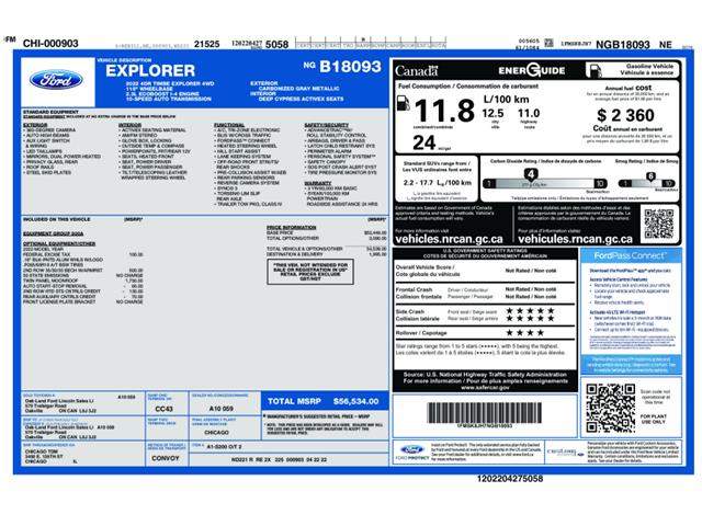 2022 Ford Explorer Timberline (Stk: 6L048X) in Oakville - Image 4 of 39