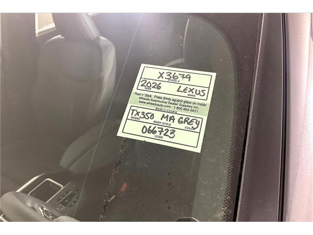 2026 Lexus TX 350 Base (Stk: X3679) in London - Image 15 of 15