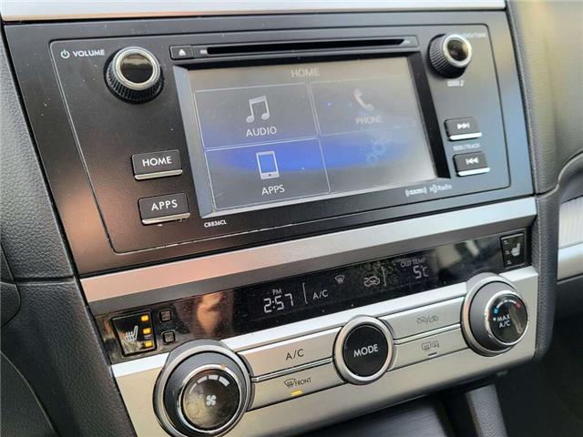 2017 Subaru Outback 2.5i CONVIENANCE | HEATED SEATS | R-CAM |BLUETOOTH (Stk: Z3646A) in St. Catharines - Image 8 of 24