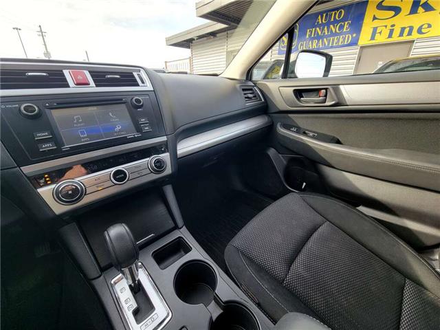 2017 Subaru Outback 2.5i CONVIENANCE | HEATED SEATS | R-CAM |BLUETOOTH (Stk: Z3646A) in St. Catharines - Image 12 of 24