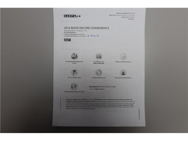 2016 Buick Encore Convenience (Stk: 44109) in Slave Lake - Image 26 of 28