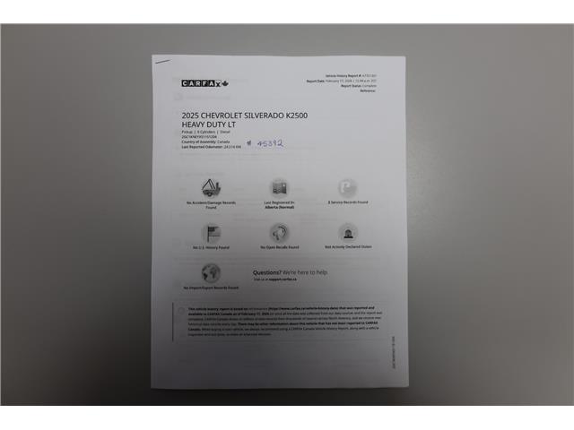 2025 Chevrolet Silverado 2500HD LT (Stk: 45392) in Slave Lake - Image 17 of 17