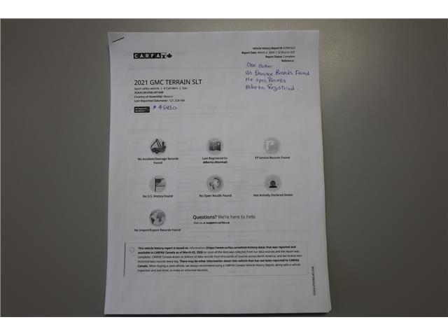 2021 GMC Terrain SLT (Stk: 45430) in Slave Lake - Image 18 of 18