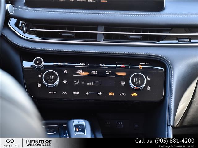 2022 Infiniti QX60 Sensory (Stk: U30110) in Thornhill - Image 20 of 28
