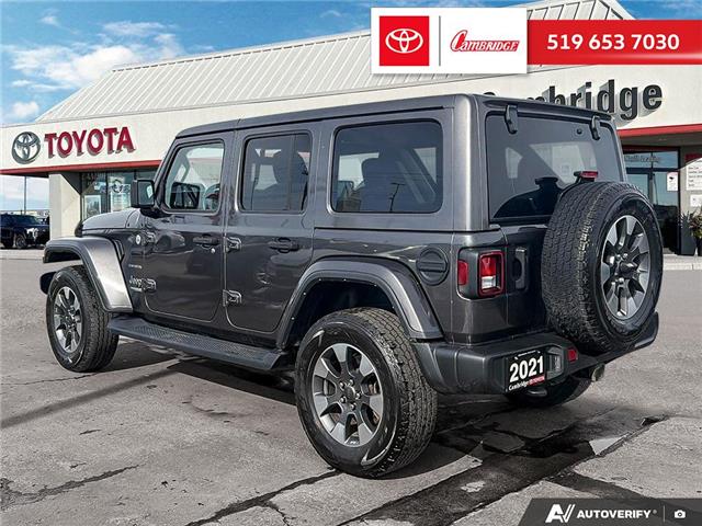 2021 Jeep Wrangler Unlimited Sahara (Stk: 2602081) in Cambridge - Image 4 of 25 2021 Jeep Wrangler Unlimited Sahara (Stk: 2602081) in Cambridge - Image 4 of 25