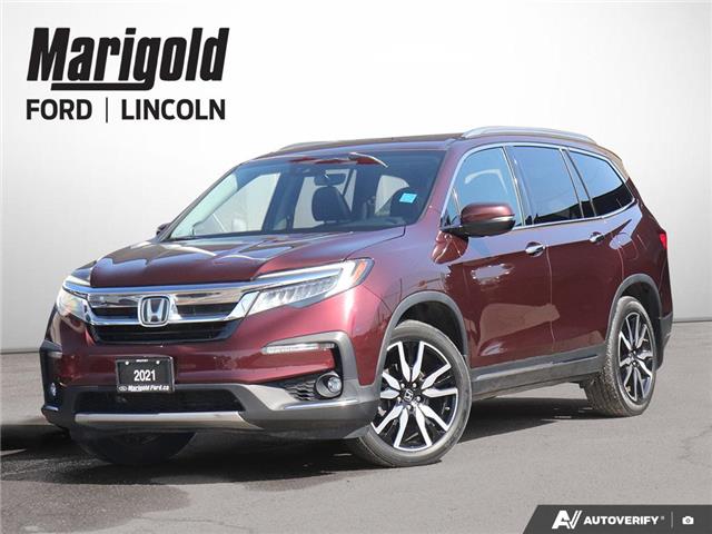 2021 Honda Pilot Touring 7P (Stk: 6-26AV0104A) in Whitby - Image 1 of 32