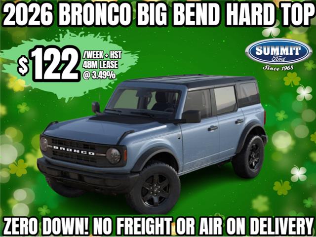 2026 Ford Bronco Big Bend (Stk: NEWDESIGNBronco) in Toronto - Image 1 of 2