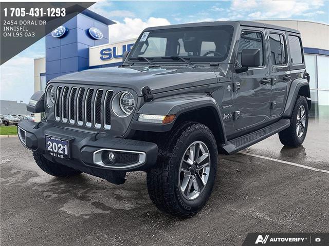 2021 Jeep Wrangler Unlimited Sahara (Stk: 2004472B) in Innisfil - Image 1 of 14