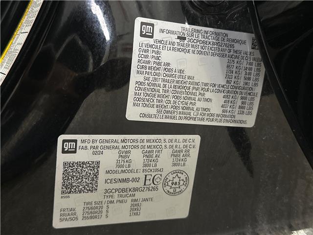 2024 Chevrolet Silverado 1500 Custom (Stk: 43666J) in Belleville - Image 25 of 31