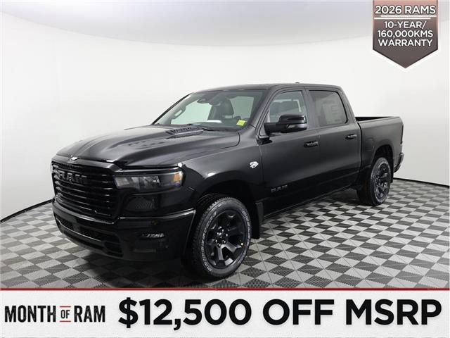 2026 RAM 1500 Sport 4x4 Crew Cab 5'7  Box (Stk: 26T186) in Calgary - Image 1 of 20