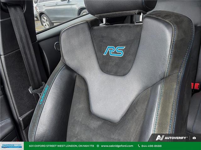 2017 Ford Focus RS Base (Stk: U16582) in London - Image 24 of 29