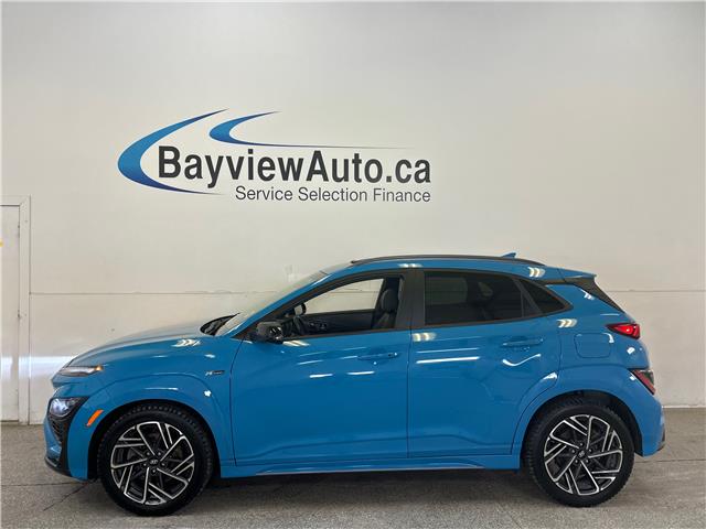 2022 Hyundai Kona 1.6T N Line w/Ultimate Package (Stk: 43677J) in Belleville - Image 4 of 34