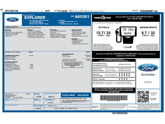 2013 Ford Explorer XLT (Stk: P7369XZ) in Oakville - Image 2 of 14