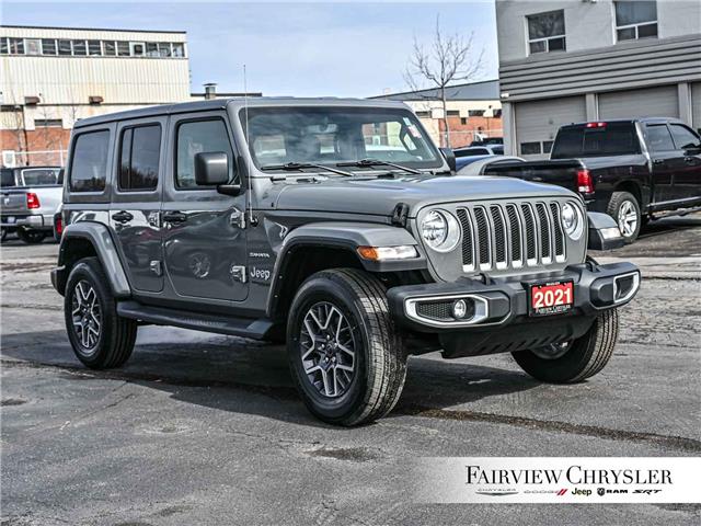 2021 Jeep Wrangler Unlimited Sahara (Stk: U21578) in Burlington - Image 13 of 31
