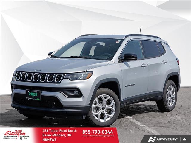 2025 Jeep Compass North Silver with 4,212km at $33,799