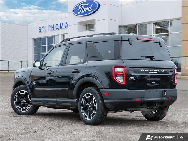2021 Ford Bronco Sport Outer Banks (Stk: 6376A) in St. Thomas - Image 4 of 27