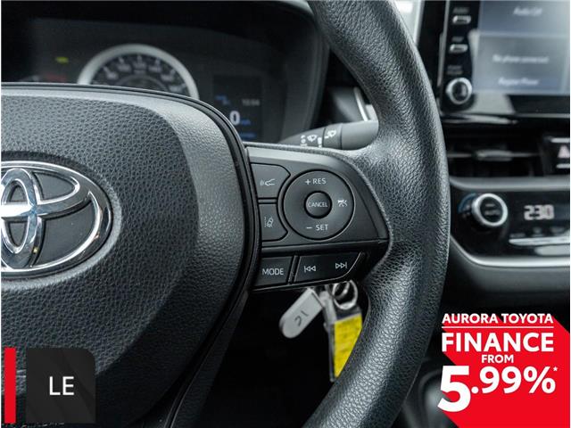 2021 Toyota Corolla LE (Stk: 365711) in Aurora - Image 12 of 23