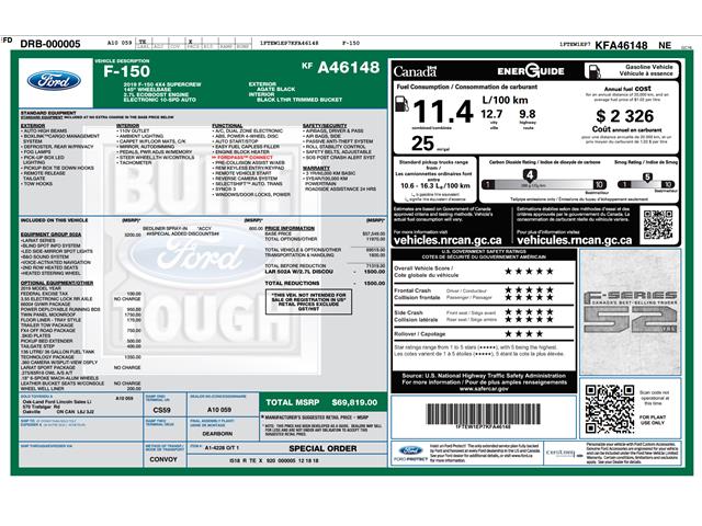 2019 Ford F-150 Lariat (Stk: 6F062Z) in Oakville - Image 3 of 31