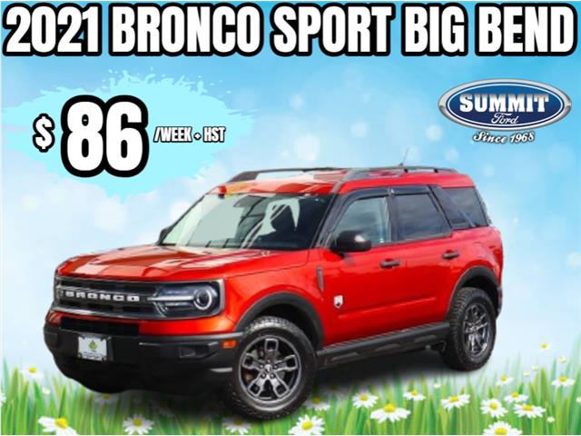 2021 Ford Bronco Sport Big Bend (Stk: P23963) in Toronto - Image 1 of 5