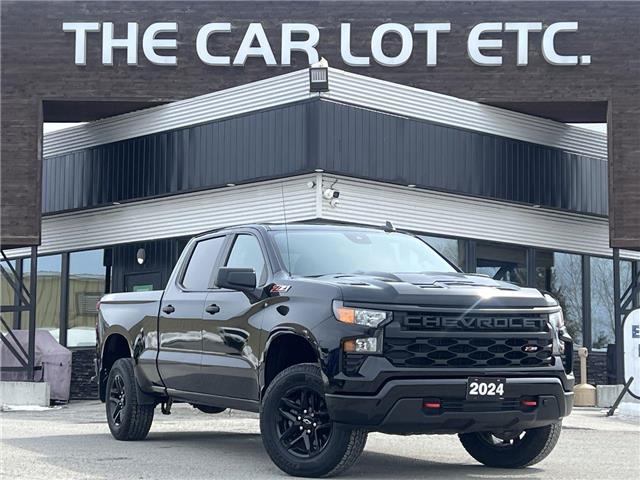 2024 Chevrolet Silverado 1500 Custom Trail Boss Black with 32,517km at $56,994