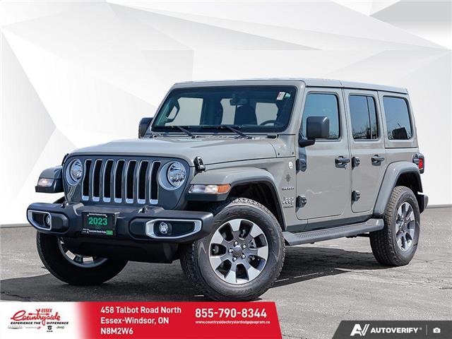 2023 Jeep Wrangler Sahara (Stk: 626161) in Essex-Windsor - Image 1 of 30