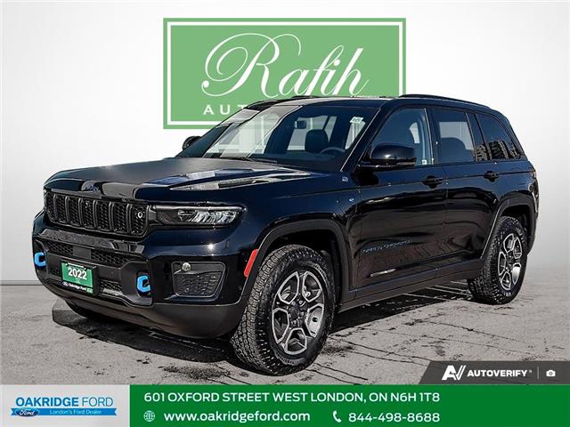 2022 Jeep Grand Cherokee 4xe Trailhawk (Stk: U16593) in London - Image 1 of 29