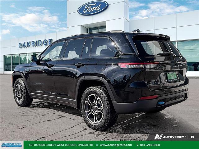 2022 Jeep Grand Cherokee 4xe Trailhawk (Stk: U16593) in London - Image 4 of 29