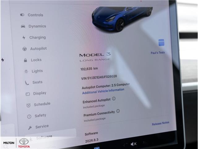 2018 Tesla Model 3 Long Range (Stk: 026028) in Milton - Image 11 of 30