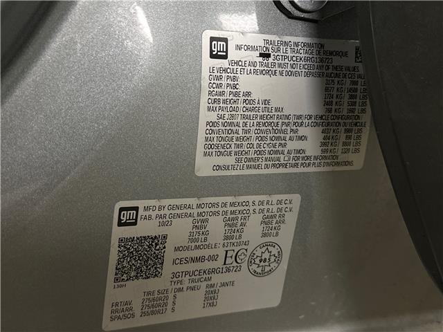 2024 GMC Sierra 1500 Elevation (Stk: 43775J) in Belleville - Image 23 of 29