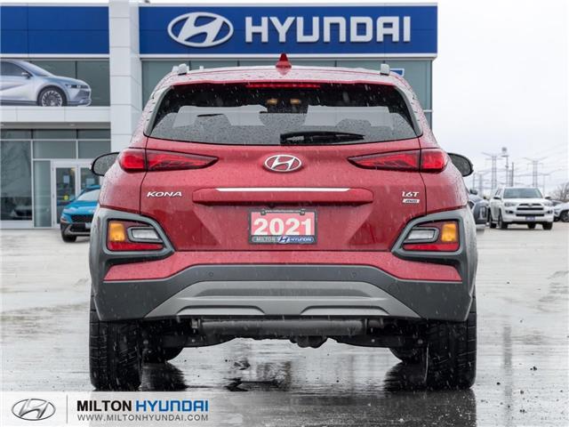 2021 Hyundai Kona 1.6T Ultimate w/Red Colour Pack (Stk: 704634) in Milton - Image 6 of 26