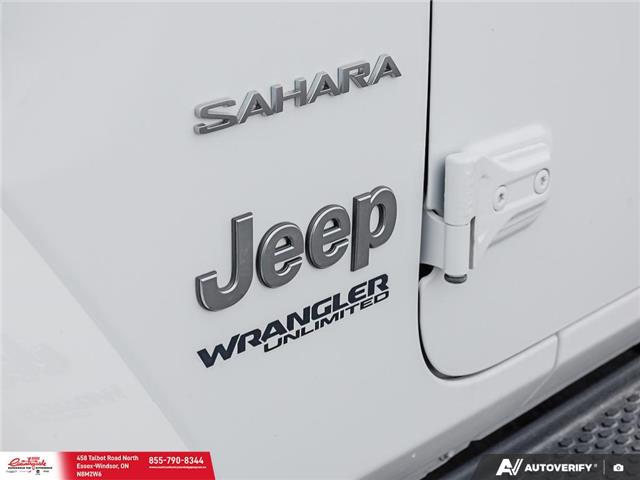2021 Jeep Wrangler Unlimited Sahara (Stk: 626171) in Essex-Windsor - Image 11 of 30