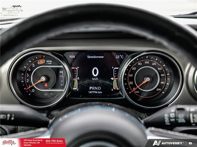 2021 Jeep Wrangler Unlimited Sahara (Stk: 626171) in Essex-Windsor - Image 18 of 30