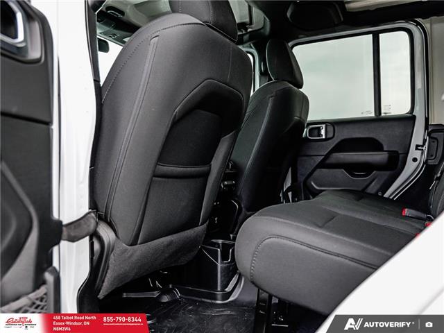 2021 Jeep Wrangler Unlimited Sahara (Stk: 626171) in Essex-Windsor - Image 28 of 30