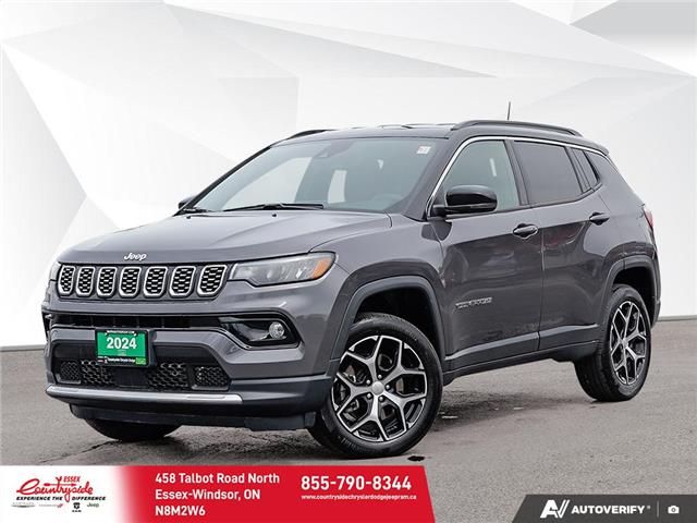 2024 Jeep Compass Limited Grey with 36,557km at $30,499