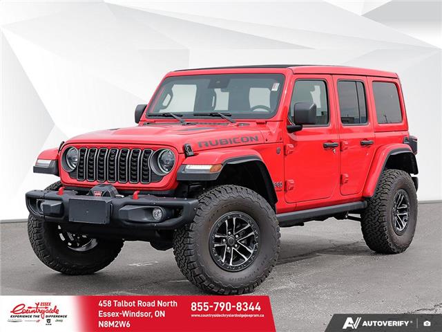 2025 Jeep Wrangler Rubicon Red with 15km at $83,465