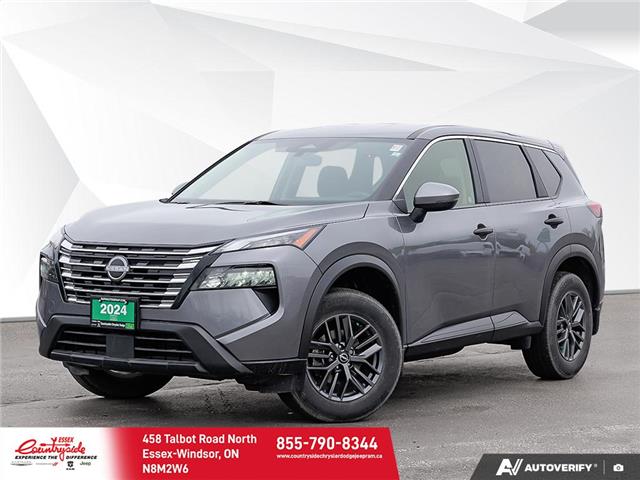 2024 Nissan Rogue S Grey with 36,116km at $25,899