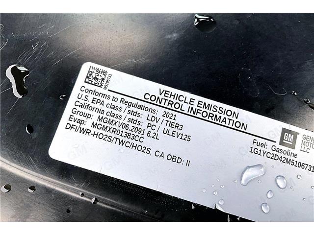 2021 Chevrolet Corvette Stingray (Stk: 06731U) in Calgary - Image 30 of 31