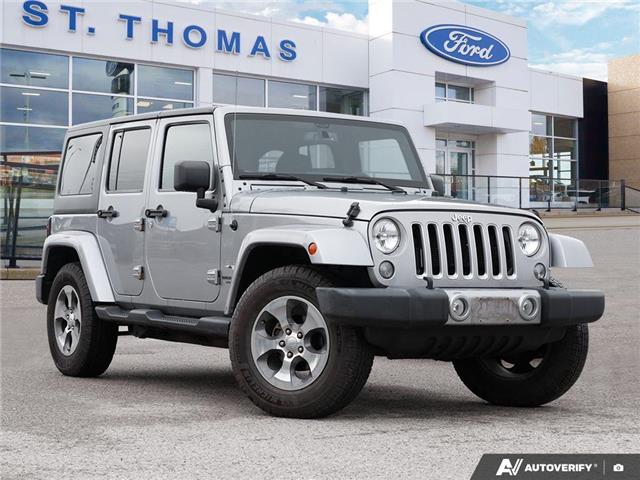 2017 Jeep Wrangler Unlimited Sahara (Stk: 6285A) in St. Thomas - Image 1 of 27