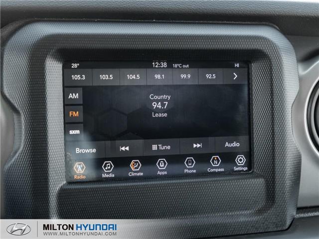 2018 Jeep Wrangler Unlimited Sport (Stk: 102983) in Milton - Image 18 of 24