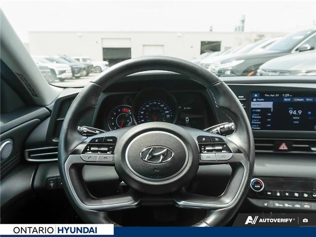 2022 Hyundai Elantra Preferred w/Sun & Tech Pkg (Stk: 7-1118A) in Whitby - Image 12 of 28