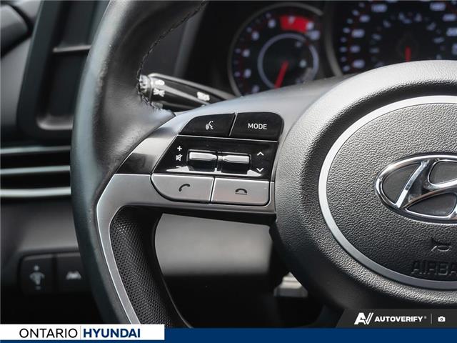2022 Hyundai Elantra Preferred w/Sun & Tech Pkg (Stk: 7-1118A) in Whitby - Image 16 of 28