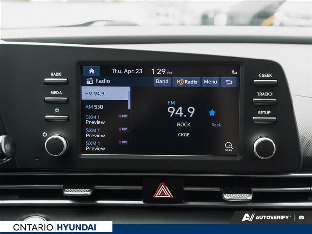 2022 Hyundai Elantra Preferred w/Sun & Tech Pkg (Stk: 7-1118A) in Whitby - Image 19 of 28