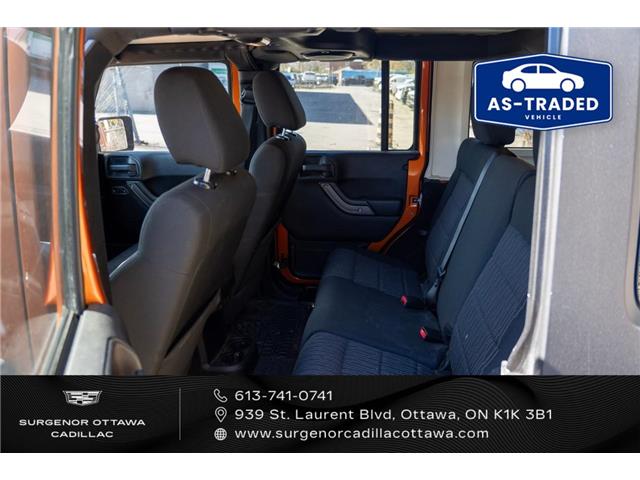 2011 Jeep Wrangler Unlimited Sport (Stk: R27895A) in Ottawa - Image 12 of 20