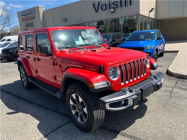 2021 Jeep Wrangler Unlimited Sahara (Stk: UVT021A) in Elmira - Image 1 of 19