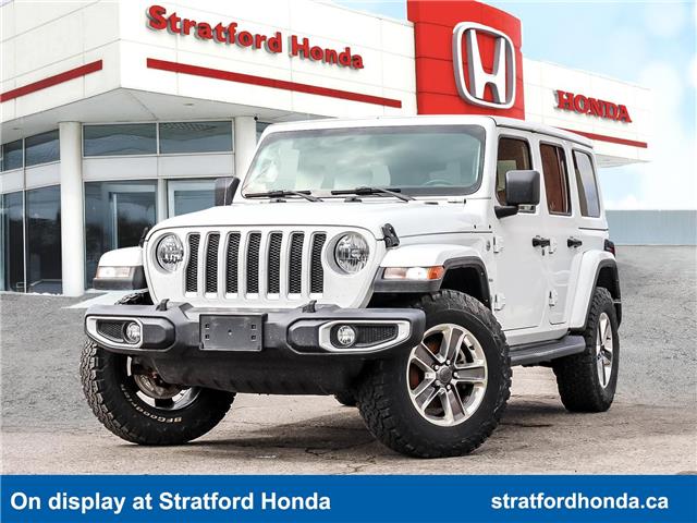 2021 Jeep Wrangler Unlimited Sahara (Stk: 2HA0655A) in Stratford - Image 1 of 24